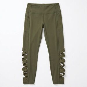 Victoria's Secret knockout leggings Olive Green Leggings